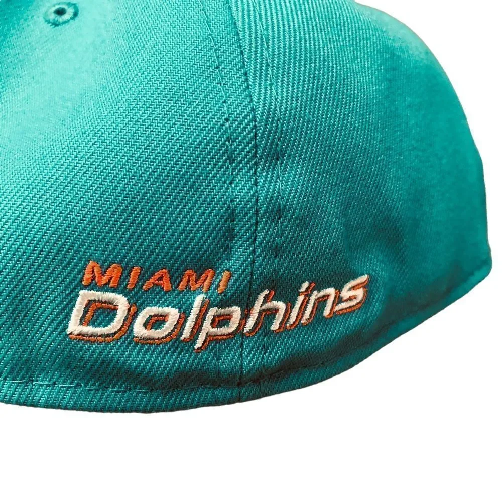 Miami Dolphins Embroidered Logo Elements Collection 59FIFTY Snapback Cap Hat - Picture 6 of 9